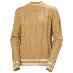 Sweter damski Helly Hansen Positano. Brązowe swetry Helly Hansen, xl, bez wzorów, z materiału, bez ramiączek. Za 552.00 zł.