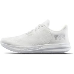Buty biegowe dla dorosłych TYR Techniknit RNR-1 Lifestyle. Białe buty do biegania TYR, bez wzorów, bez zapięcia, do biegania. Za 631.40 zł.