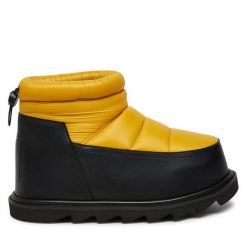 Botki United Nude. Żółte botki United Nude, bez wzorów, bez obcasa, na koturnie, bez zapięcia. Za 579.99 zł.