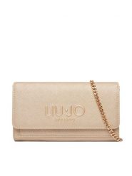 Liu Jo Portfel AA6191 ES029 Złoty. Żółte portfele Liu Jo, bez wzorów, ze skóry. Za 379.99 zł.