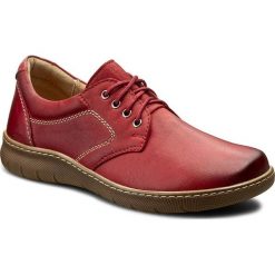 Półbuty LASOCKI COMFORT RITA-03. Czerwone półbuty wsuwane Lasocki Comfort, bez wzorów, ze skóry, bez obcasa. Za 169.99 zł.