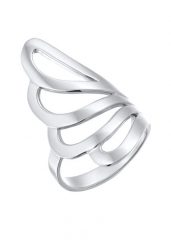 Nenalina Damski Statement Basic Fala Geo ze srebra próby 925 Sterling Silver Pierścionki 1 ct. Szare pierścionki Nenalina, srebrne. Za 248.99 zł.