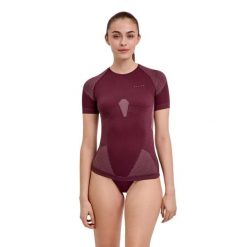 Koszulka damska Falke Warm. Brązowe t-shirty sportowe Falke, m, bez wzorów, z elastanu, bez ramiączek, na fitness i siłownię. Za 281.50 zł.