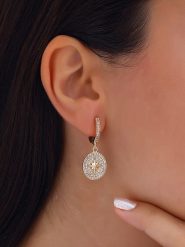 Luja Bijoux Pozłacane kolczyki z cyrkoniami rozmiar: onesize. Żółte kolczyki Luja Bijoux, z cyrkonią, pozłacane. Za 101.23 zł.