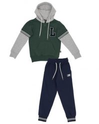 Bluza wytrzymały z kaptur na co dzień na siłownię. Niebieskie bluzy LEONE 1947 APPAREL, bez wzorów, z dresówki, bez ramiączek, bez kaptura. Za 84.16 zł.