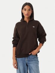 Adidas Bluza Ess LH4720 Brązowy ciemny Regular Fit. Brązowe bluzy adidas, l, bez wzorów, z bawełny, bez ramiączek, bez kaptura. Za 219.99 zł.