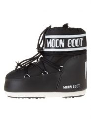 Moon Boot Botki zimowe "Icon Low" w kolorze czarnym rozmiar: 42-44. Czarne botki Moon Boot, bez wzorów, z materiału, bez obcasa, bez zapięcia. Za 416.71 zł.