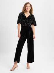 S.Oliver BLACK LABEL Kombinezon Kobiety czarny|srebrny, 38. Czarne kombinezony s.Oliver BLACK LABEL, s, bez wzorów, eleganckie, bez kołnierzyka, bez ramiączek. Za 549.95 zł.