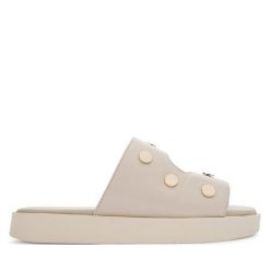 Klapki Inuikii. Białe klapki Inuikii, bez wzorów, bez obcasa, bez zapięcia. Za 979.99 zł.