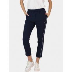 Joggery damskie Nautica Hartley. Niebieskie spodnie materiałowe Nautica, bez wzorów, sportowe. Za 399.00 zł.