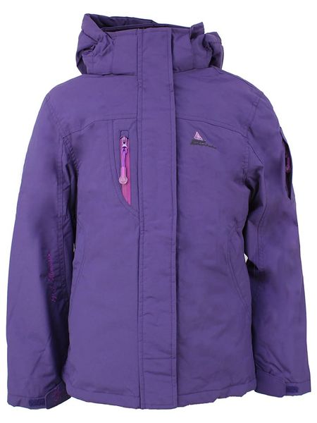 Peak Mountain Parka w kolorze fioletowym rozmiar: 164. Różowe płaszcze Peak Mountain, bez wzorów, bez kaptura. Za 144.92 zł.