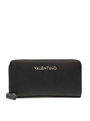 Valentino Portfel Zero VPS7B3155 Czarny. Czarne portfele Valentino, bez wzorów, ze skóry. Za 229.99 zł.