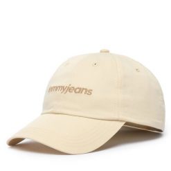 Czapka z daszkiem Tommy Hilfiger. Białe czapki z daszkiem Tommy Hilfiger, bez wzorów. Za 129.99 zł.