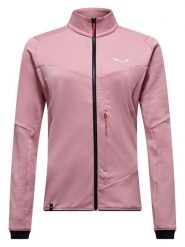 Salewa Kurtka polarowa "Sella Crevasse" w kolorze jasnoróżowym rozmiar: 42. Różowe kurtki Salewa, bez wzorów, z polaru, bez kaptura. Za 272.31 zł.