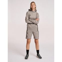 Damska bluza z kapturem Hummel Cima Xk. Szare bluzy Hummel, m, bez wzorów, sportowe, bez ramiączek, z kapturem. Za 290.35 zł.