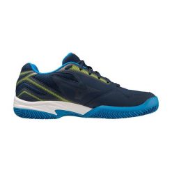 Obuwie do Padla dla Dorosłych Piłki do Padla Mizuno Break Shot 4 CC. Niebieskie buty treningowe Mizuno, bez wzorów, bez zapięcia. Za 377.25 zł.