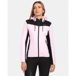 Damska ocieplana bluza z kapturem z polaru Kilpi NEVIA-W. Czerwone bluzy z kapturem Kilpi, bez wzorów, z polaru, z kapturem, trekkingowe. Za 525.33 zł.