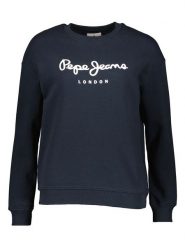 Pepe Jeans Bluza w kolorze granatowym rozmiar: XL. Niebieskie bluzy Pepe Jeans, xl, bez wzorów, z jeansu, bez kaptura. Za 96.83 zł.