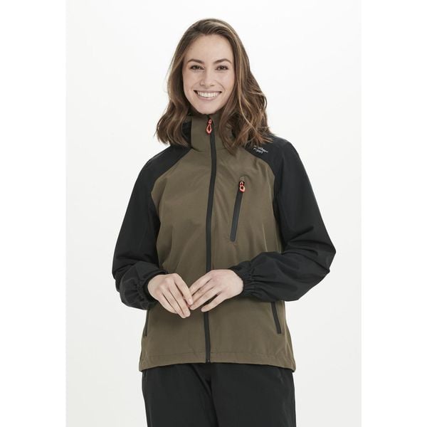 Kurtka przeciwdeszczowa damska Weather Report AWG Camelia W-PRO 15000. Brązowe kurtki przeciwdeszczowe Weather Report, bez wzorów, bez kaptura, trekkingowe. Za 399.99 zł.