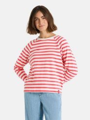 LIEBLINGSSTÜCK Bluza "Carry" w kolorze czerwono-białym rozmiar: S. Białe bluzy LIEBLINGSSTÜCK, s, bez wzorów, bez kaptura. Za 179.22 zł.