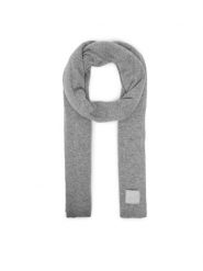Calvin Klein Szalik Emblem LV04D8014G Szary. Szare szaliki i kominy Calvin Klein, bez wzorów, z kaszmiru. Za 599.99 zł.