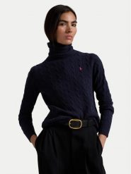 Polo Ralph Lauren Golf 211888686007 Granatowy Regular Fit. Niebieskie swetry Polo Ralph Lauren, s, bez wzorów, z wełny, bez ramiączek. Za 649.99 zł.