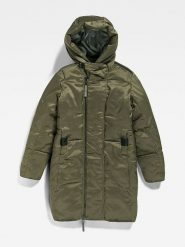 G-Star Kurtka zimowa w kolorze oliwkowym rozmiar: M. Brązowe kurtki G-Star, na zimę, m, bez wzorów, z puchu, retro, bez kaptura. Za 499.19 zł.