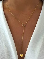 DI GIORGIO Pozłacany naszyjnik z elementem ozdobnym - dł. 55 cm rozmiar: onesize. Żółte naszyjniki DI GIORGIO, z materiału, pozłacane. Za 113.90 zł.