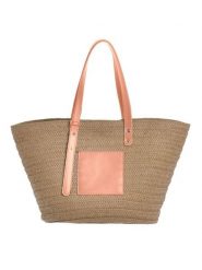 BLE Shopper bag w kolorze beżowym - 47 x 27 cm rozmiar: onesize. Brązowe shopper bag BLE, bez wzorów, z materiału, na ramię, bez dodatków. Za 76.22 zł.
