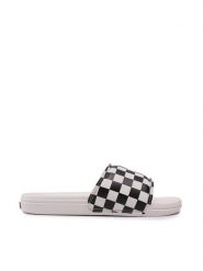 Vans Klapki La Costa Slide-On VN0A5HFER6R Biały. Białe klapki Vans, bez wzorów, ze skóry, bez obcasa, bez zapięcia. Za 129.99 zł.