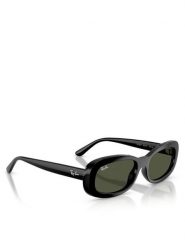 Ray-Ban Okulary przeciwsłoneczne 0RB2221 Czarny. Czarne okulary przeciwsłoneczne Ray-Ban, bez wzorów, plastikowe. Za 729.99 zł.