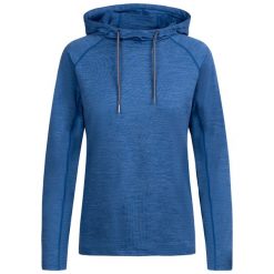Bluza damska z kapturem Trespass Hattie. Niebieskie bluzy Trespass, l, bez wzorów, z materiału, eleganckie, bez ramiączek, z kapturem. Za 254.00 zł.