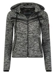 Geographical Norway Bluza "Fluence" w kolorze czarnym rozmiar: M. Czarne bluzy Geographical Norway, m, bez wzorów, bez kaptura. Za 123.25 zł.
