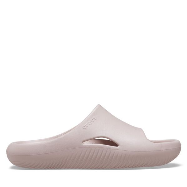 Klapki Crocs. Czerwone klapki Crocs, bez wzorów, bez obcasa, bez zapięcia. Za 179.99 zł.