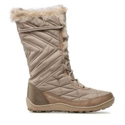 Śniegowce Columbia. Brązowe śniegowce Columbia, bez wzorów, bez zapięcia. Za 549.99 zł.