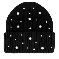 Czapka Jenny Fairy. Czarne czapki zimowe Jenny Fairy, bez wzorów. Za 59.99 zł.