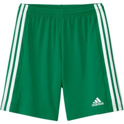Spodenki piłkarskie dla dzieci adidas Squadra 21 Short. Białe szorty adidas, bez wzorów, z poliesteru, sportowe. Za 63.00 zł.