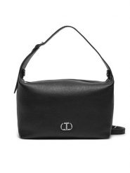TWINSET Torebka Tracolla 242TB7012 Czarny. Czarne torebki klasyczne Twinset, bez wzorów, ze skóry, bez dodatków. Za 759.99 zł.