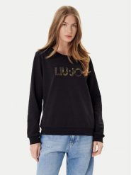 Liu Jo Sport Bluza Ecs Felpa Chiusa TF5196 FS090 Czarny Regular Fit. Czarne bluzy bez kaptura Liu Jo Sport, xs, bez wzorów, z bawełny, bez kaptura. Za 499.99 zł.