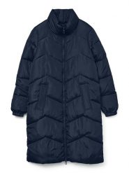 Vero Moda Płaszcz pikowany w kolorze granatowym rozmiar: XS. Niebieskie płaszcze Vero Moda, xs, bez wzorów, bez kaptura. Za 70.41 zł.
