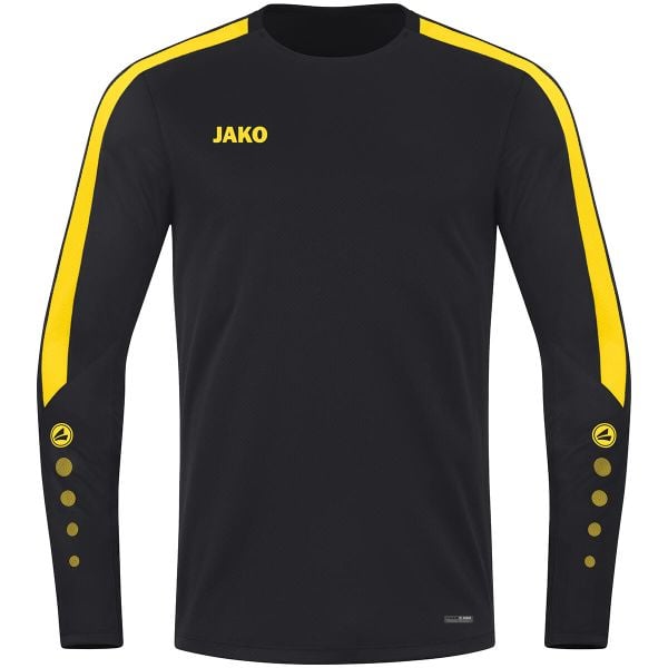Kurtka z dresu Jako Power. Czarne kurtki JAKO, m, bez wzorów, z dresówki, eleganckie, bez kaptura. Za 163.11 zł.