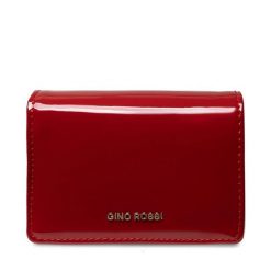 Mały Portfel Damski Gino Rossi. Czerwone portfele Gino Rossi, bez wzorów. Za 149.99 zł.