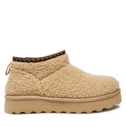 Śniegowce Bearpaw. Brązowe śniegowce Bearpaw, bez wzorów, bez zapięcia. Za 399.99 zł.