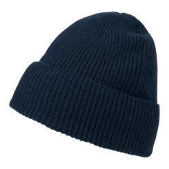 Czapka zimowa z merino dla dorosłych Helly Hansen Wool Beanie. Niebieskie czapki zimowe Helly Hansen, bez wzorów, sportowe. Za 228.50 zł.
