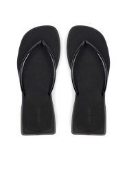 Calvin Klein Jeans Japonki Sq Low Wedge Sandal Stitch YW0YW01716 Czarny. Czarne japonki Calvin Klein Jeans, bez wzorów, z jeansu. Za 139.99 zł.