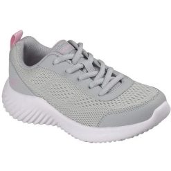 Buty sportowe Skechers Bounder-ez-breeze. Szare buty treningowe Skechers, bez wzorów, z materiału, bez zapięcia, na fitness i siłownię. Za 190.00 zł.