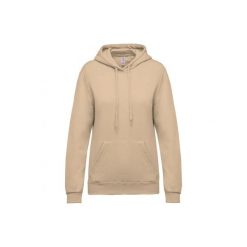 Bluza damska z kapturem Kariban. Białe bluzy z kapturem KARIBAN, m, bez wzorów, z bawełny, z kapturem. Za 181.00 zł.
