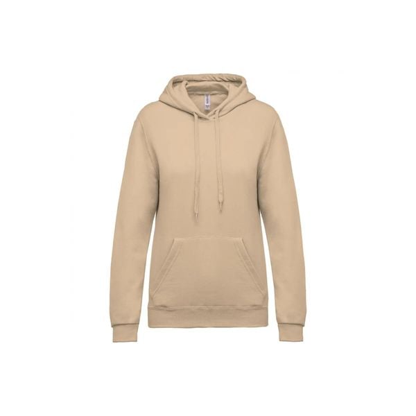 Bluza damska z kapturem Kariban. Białe bluzy z kapturem KARIBAN, m, bez wzorów, z bawełny, z kapturem. Za 137.50 zł.
