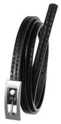 Pasek damski Cavaldi BB-CV-11 BLACK 105 czarny. Czarne paski 4U Cavaldi, z aplikacjami, ze skóry ekologicznej, eleganckie. Za 19.99 zł.