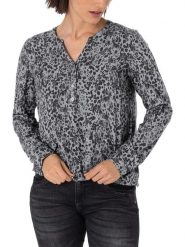 Timezone Bluzka w kolorze szarym rozmiar: S. Szare bluzki Timezone, s, bez wzorów, bez kołnierzyka, bez ramiączek. Za 124.45 zł.